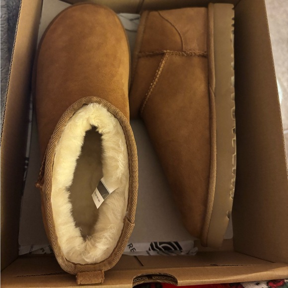 UGG Shoes - uggs ultra mini chestnut